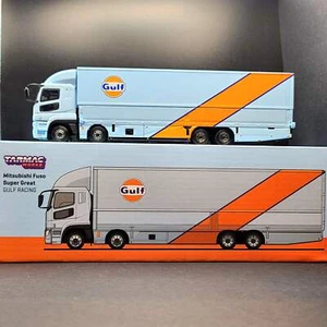 Tarmac Works Mitsubishi Fuso Super Great Truck, 1:64 scale Gulf Racing (2024) - Picture 1 of 10