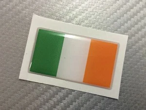 Adesivo Bandiera 3D Resinata IRLANDA 45 x 25 mm. - Picture 1 of 1