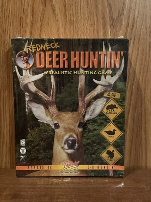 Redneck Deer Huntin' Big Box PC CD-ROM Game Redneck Rampage Franchise New Sealed - Image 1 of 4