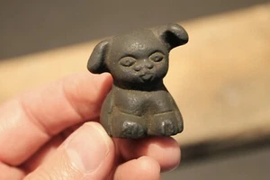 Vintage Antique Style Miniature Cast Iron "Griswold Pup" Dog - Picture 1 of 9