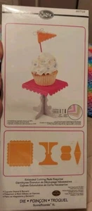 Sizzix 657728 ScoreBoards XL Die - Cupcake Stand & Pennant by Eileen Hull - Picture 1 of 5