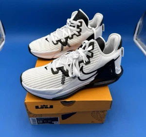 Size 10 - Nike LeBron Witness VI TB White/Black-White * New In Box * - Picture 1 of 6