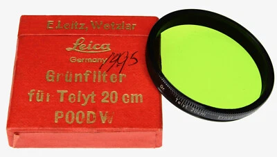 Leica POODW 48mm Green Filter for 20cm Telyt & 9cm f2 Soozi,9cm f2.2 Thambar   - Image 1 of 4
