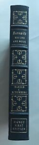 EASTON PRESS Harold C Schonberg Horowitz His Life and Music SIGNED FIRST EDITION
