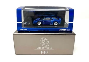 Chase! Inno64 1:64 LBWK Liberty Walk Ferrari F40 Chrome Black IN64-LBWKF40-CHB - Picture 1 of 1