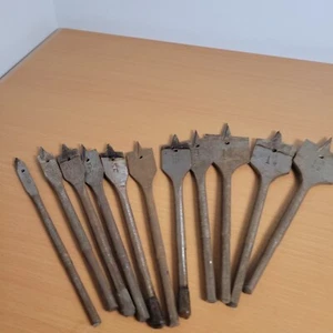 Irwin Speedbor Spade Drill Bit Set 5/16" 1/2" 11/16" (2)3/4" 7/8" 1" to 1 1/2" - Picture 1 of 5