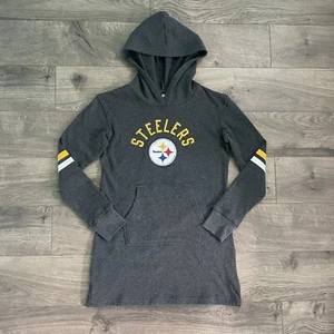 NFL Team Apparel Pittsburgh Steelers Girls XL 16 Tunic Hoodie - Picture 1 of 7