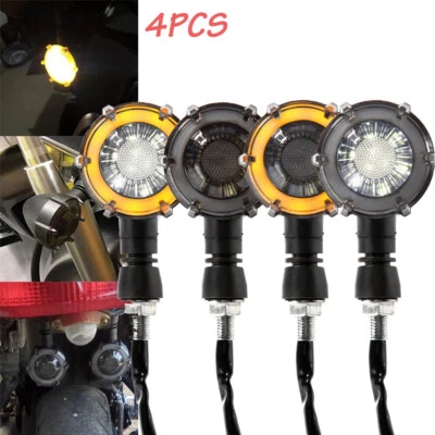 4x Motorcycle LED Bullet Turn Signal Light For Harley Sportster XL 883 XL 1200 - Изображение 1 из 4