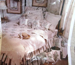 Linen Vintage Herbal Garden Full Queen Duvet Cover & 2 Shams New in Package - Picture 1 of 6