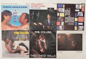 6x Phil Collins - Two Hearts + Against All Odds -7" Single Vinyl Sammlung Bundle - Bild 1 von 1
