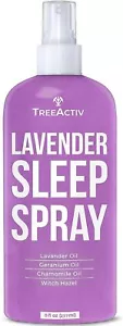 TreeActiv Sleep Spray Calming Lavender Chamomile 8 fl oz, Pillow Spray 2000 Uses - Picture 1 of 11