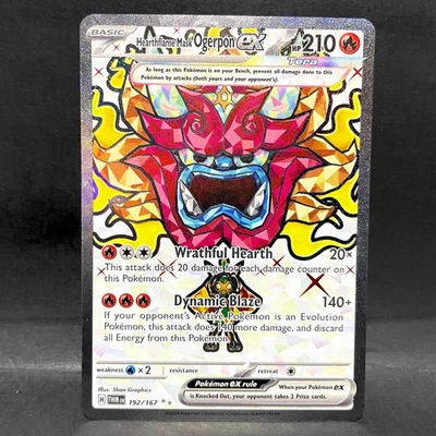 2024 POKEMON TWILIGHT MASQUERADE OGERPAN EX 192/167 ULTRA RARE - Image 1 of 2