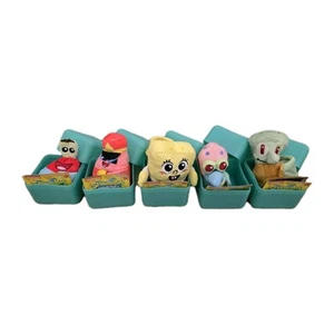SPONGEBOB Squarepants Cutie Cuff Plush Bracelet Lot Of 5 Sweet Victory *OPENED* - Picture 1 of 15