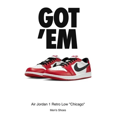 ✅️ Pedido confirmado ✅️ Talla 10 - Air Jordan 1 Retro OG 2025 Low Chicago Foto 1 de 4