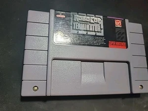 Robocop vs Terminator (Super Nintendo SNES) Authentic Cart Only Tested & Working - Picture 1 of 2