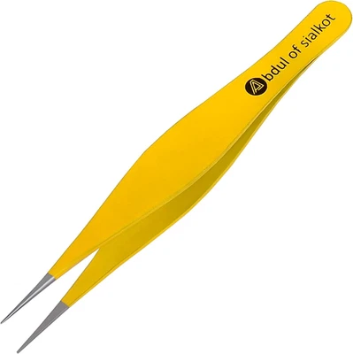 Pinzas puntiagudas punta de nariz aguja precisión astilla de cabello encarnado Foto 1 de 4