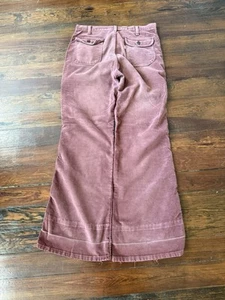 Crazy Vintage 70s Levi’s 665 Corduroy Pants Bell Bottom 11 in Flare 34x31 Rare! - Picture 1 of 6