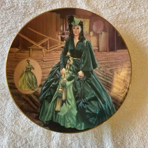 Gone With The Wind Costuming a Legend Bradford Plate "The Green Drapery Dress" - Picture 1 of 3