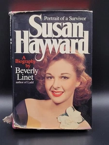 Susan Hayward Portrait Of A Survivor Biography 1980 Film Actress Cinema - Picture 1 of 13