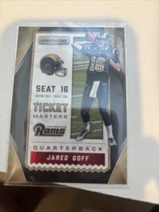 2016 Panini Rookies & Stars Ticket Masters Jared Goff Rookie Los Angeles Rams #6 - Picture 1 of 2