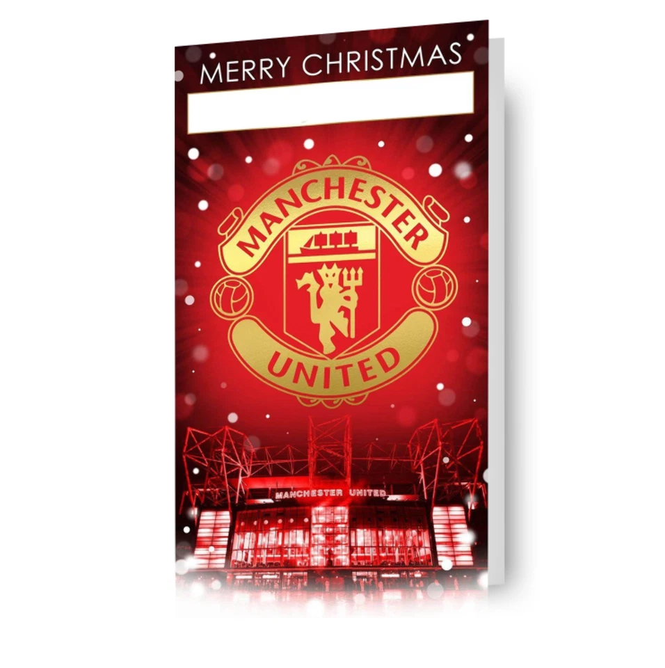DANILO PROMOTIONS LTD Manchester United FC Any Name Christmas Card