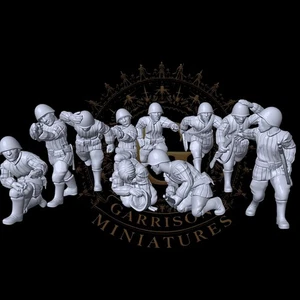 WW2 Red Army Conscripts X10 - 28mm ideal Bolt Action etc Wargames & Collectors - Bild 1 von 7