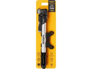 Halfords Dual Action Fahrradpumpe Mini tragbare Handpumpe Presta Schrader Halterung - Bild 1 von 5