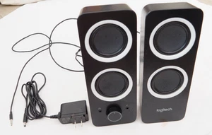 Logitech Z200 10W Multimedia Speakers, Pair – Black - Picture 1 of 14