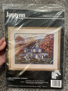 Vintage 1995 Janlynn Needlepoint Victorian Autumn Kit 06-15 Sealed - Picture 1 of 4