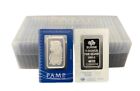 50 x 1 oz PAMP Suisse Lady Fortuna barre argent frappée (2 boîtes = 50 oz)