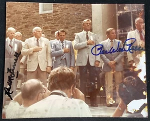 Pee Wee Reese Signed Photo 3x5 Baseball Dodgers Ferrell Autograph 1984 HOF JSA - Picture 1 of 4