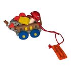 Graupner Erzgebirge Germany Wagon Wooden Christmas Ornament - With Tag