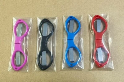 Mini Kompakt Edelstahl Faltschere Klappschere Angeln Basteln Nähen Tragbar NEU - Bild 1 von 4