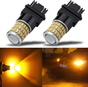 iBrightstar 3157 LED Bulbs - Amber Yellow - Turn Signal/Brake Lights - Picture 1 of 7