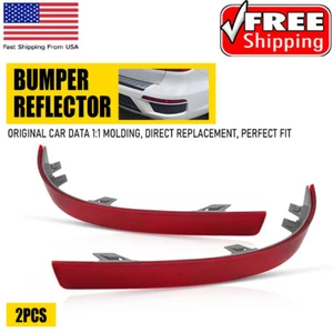 Pair Rear Bumper Reflector Cover For Mercedes Benz GL GL350 CLASS GL450 GL550 - Picture 1 of 15
