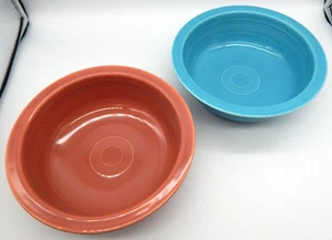 SET OF 2 Fiesta Coupe Bowl VTG ROSE 1951-1959 AND TERQUOIST 1937-1969 TF771 - Picture 1 of 9