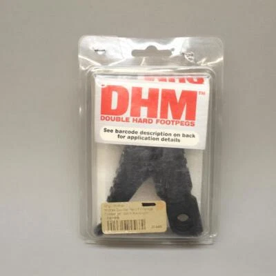 JUEGO DE CLAVIJAS DE PASAJERO TRASERO TRASERO MOTRAX NEGRO KAWASAKI Ninja ZX6R / ZX9R FK1RB Foto 1 de 4