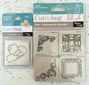 VINTAGE & COWBOY HAT 5 Cuttlebug Die Cut & Embossing Provo Craft - Picture 1 of 3