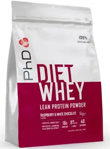PhD Nutrition Diet Whey Protein Powder, sample 32g, 800g, 1kg - 13 flavours - Picture 1 of 16