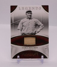 2017 HONUS WAGNER PLAYER USED BAT CARD #1/5 2017 IMMACULATE LEGENDS PIRATES HOF