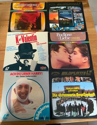 Laserdisc Bildplatten Sammlung-Karl Valentin,Dieter Hallervorden,Franco Nero   - Bild 1 von 4