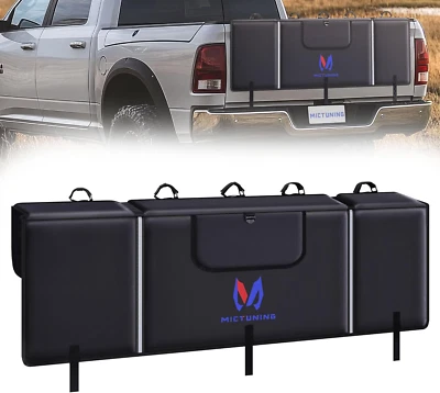 MICTUNING 50" Tailgate Pad 5-Bikes Pickup Truck Bed Tailgate Pad Protector Cover - Image 1 of 4
