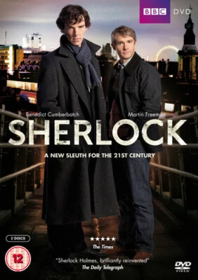 Sherlock: Complete Series One DVD (2010) Benedict Cumberbatch cert 12 2 discs - Image 1 of 2