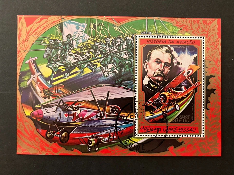 Guinea Bissau 1979 - World War I, Aviation stamps S/S Nieuport - Image 1 of 1