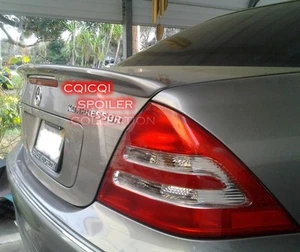 Unpainted MERCEDES BENZ 01-07 W203 C class Sedan A type trunk spoiler ◎ - Picture 1 of 1