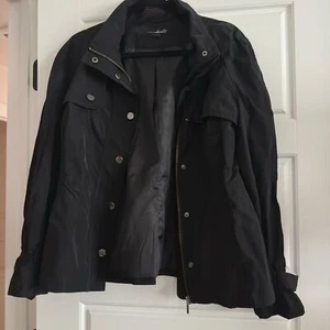 Willi Smith Black Jacket with Silver Accents Size L - Picture 1 of 5