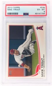 2013 Topps Mike Trout #536 PSA 6 EX-MT Angels - Picture 1 of 2