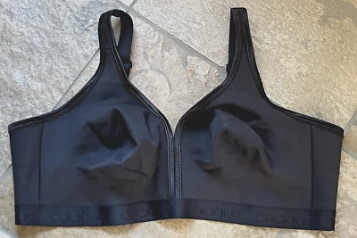 Sujetador 225 Cacique 48DD negro sin cables cobertura completa suave firma banda #70135 Foto 1 de 4