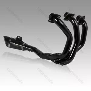 Full Exhaust Slip on Motorcycle Muffler System for YAMAHA MT09 FZ09 FJ09 XSR900 - Picture 1 of 7