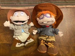 Rugrats Tommy Pickles Safari Puppe 9” & Chuckie Safari Puppe 11” Nickelodeon - Bild 1 von 6